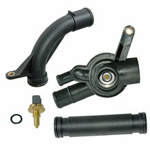 Load image into Gallery viewer, thermostat-housing-for-mg-gts341-peh101050-pem101050-pep101980l-pep103270l-pep103580-pep101970l-mek000030-mek100170-mek500130-nsc100870-mek100170l-mek000030l-nsc100870l-gtr270-ycb100420-nsc10087