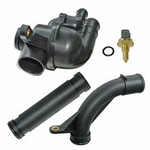 Load image into Gallery viewer, thermostat-housing-for-rover-gts341-peh101050-pem101050-pep101980l-pep103270l-pep103580-pep101970l-mek000030-mek100170-mek500130-nsc100870-mek100170l-mek000030l-nsc100870l-gtr270-ycb100420-nsc10087